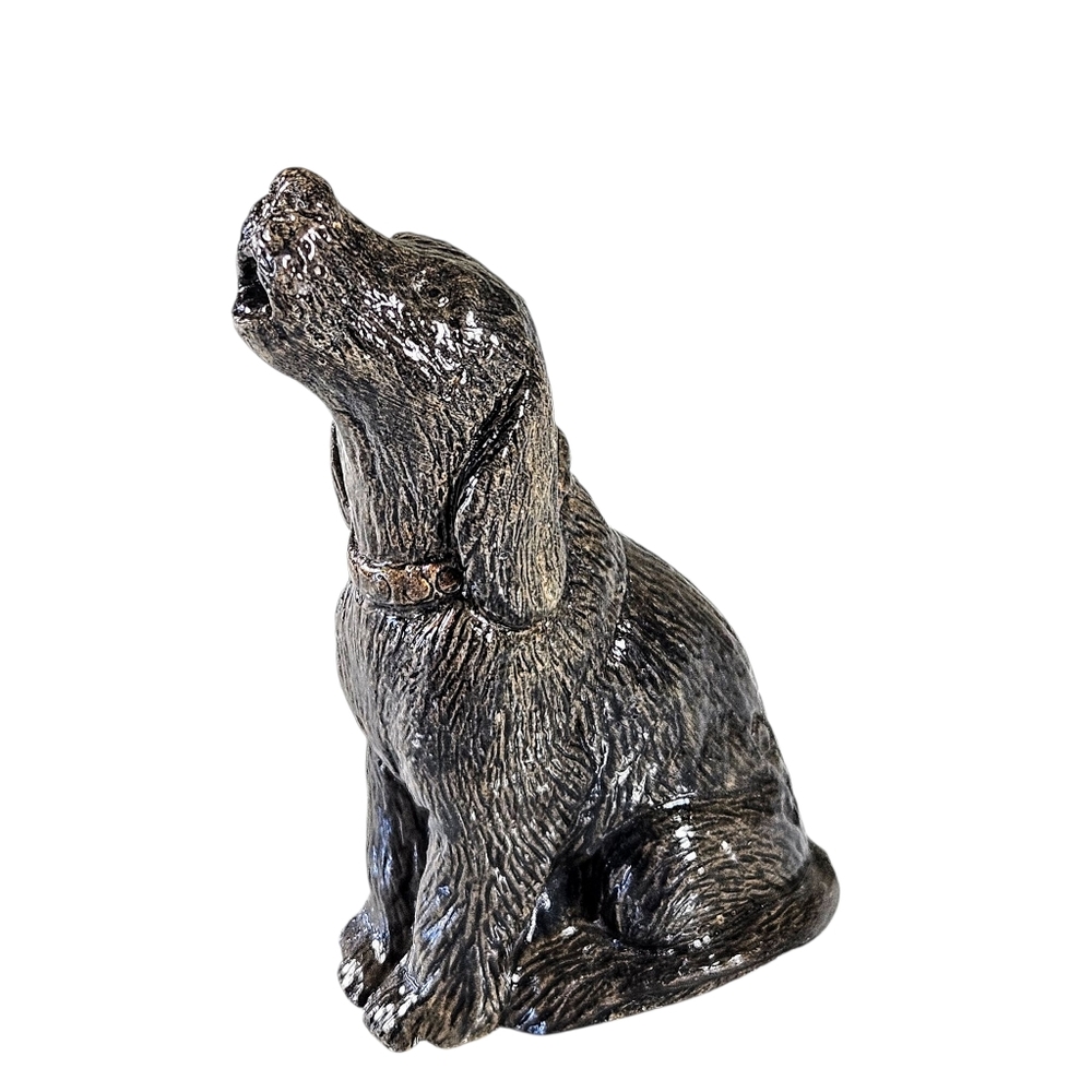 Vintage Miniature Accents Unlimited Howling Dog 2.5 in